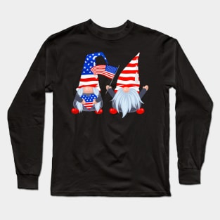 4th of july gnomes Long Sleeve T-Shirt